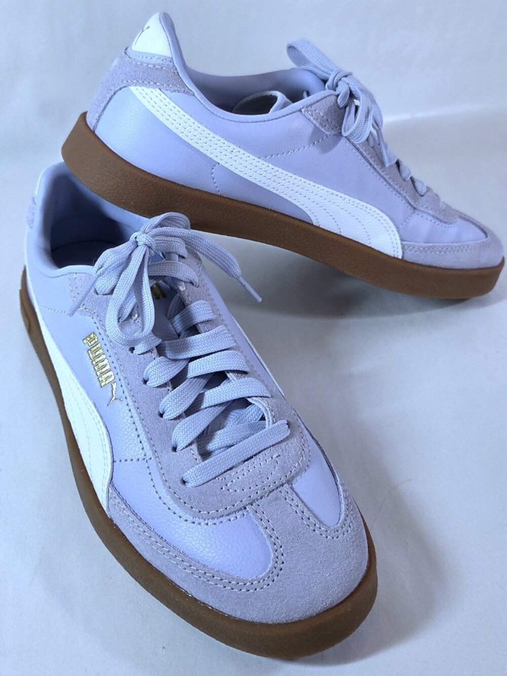 NWOT Puma Club II Era Soft Foam Insoles Lavender Sneakers Size 7.5